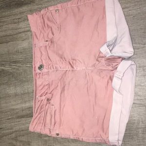 Pink shorts